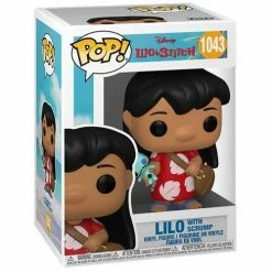 Funko Pop! Disney Lilo & Stitch Lilo With Scrump Vinyl Figure #1043