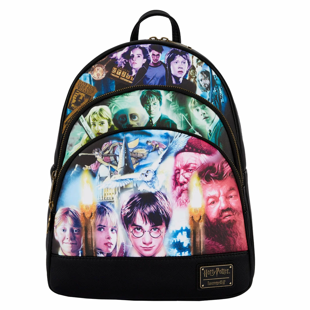 Loungefly Harry Potter Trilogy Triple Pocket Mini Backpack Loungefly In Stock 1 Loungefly Harry Potter Trilogy Triple Pocket Mini Backpack Loungefly In Stock