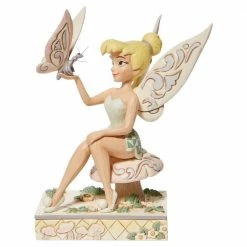 Enesco Disney Traditions White Woodland Tinkerbell By Jim Shore