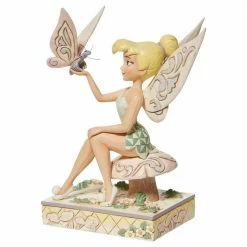 Enesco Disney Traditions White Woodland Tinkerbell By Jim Shore