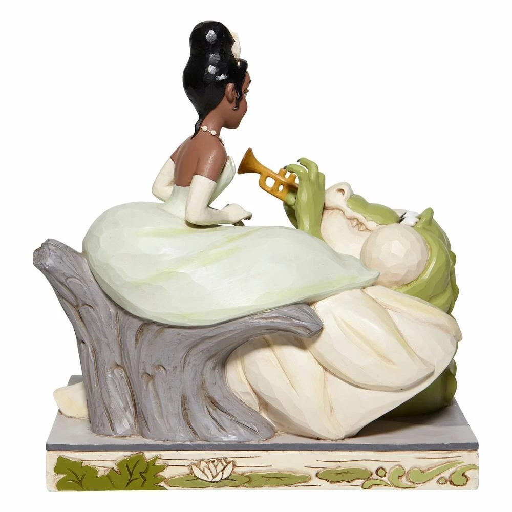 Enesco Disney Traditions White Woodland Tiana W/ Louie By Jim Shore 2 Enesco Disney Traditions White Woodland Tiana W/ Louie By Jim Shore