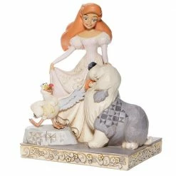 Enesco Disney Traditions White Woodland Ariel By Jim Shore