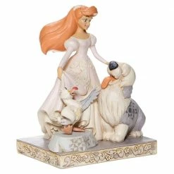 Enesco Disney Traditions White Woodland Ariel By Jim Shore