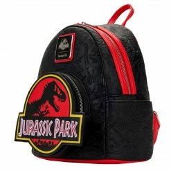 Loungefly In Stock Loungefly Universal Jurassic Park Logo Mini Backpack