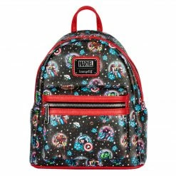 Loungefly Marvel Avengers Floral Tattoo Mini Backpack
