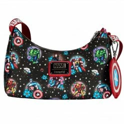 Loungefly Marvel Avengers Floral Tattoo Shoulder Bag
