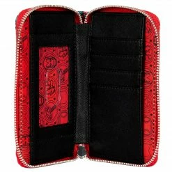 Loungefly Marvel Avengers Floral Tattoo Ziparound Wallet Loungefly In Stock