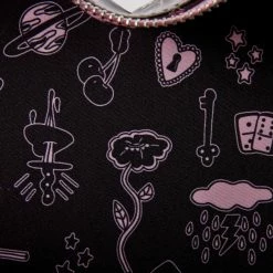 Merch Ventures Loungefly In Stock Loungefly Valfre Double Heart Mini Backpack