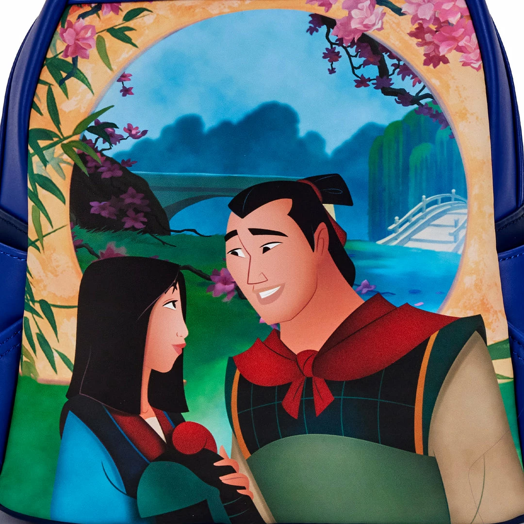 Loungefly Disney Mulan Castle Light Up Mini Backpack 5 Loungefly Disney Mulan Castle Light Up Mini Backpack