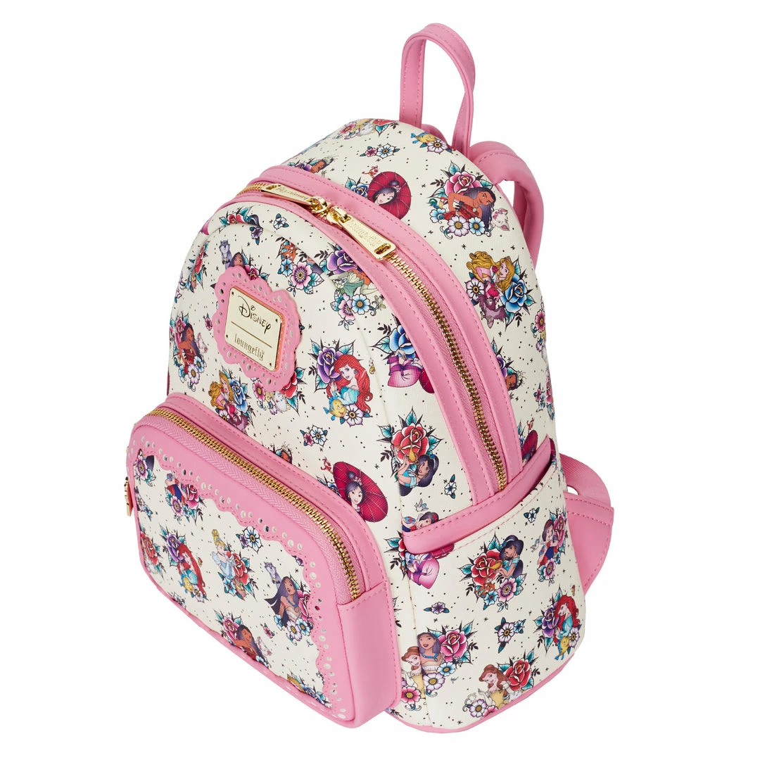 Loungefly Disney Princess Tattoo AOP Mini Backpack Loungefly In Stock 7 Loungefly Disney Princess Tattoo AOP Mini Backpack Loungefly In Stock