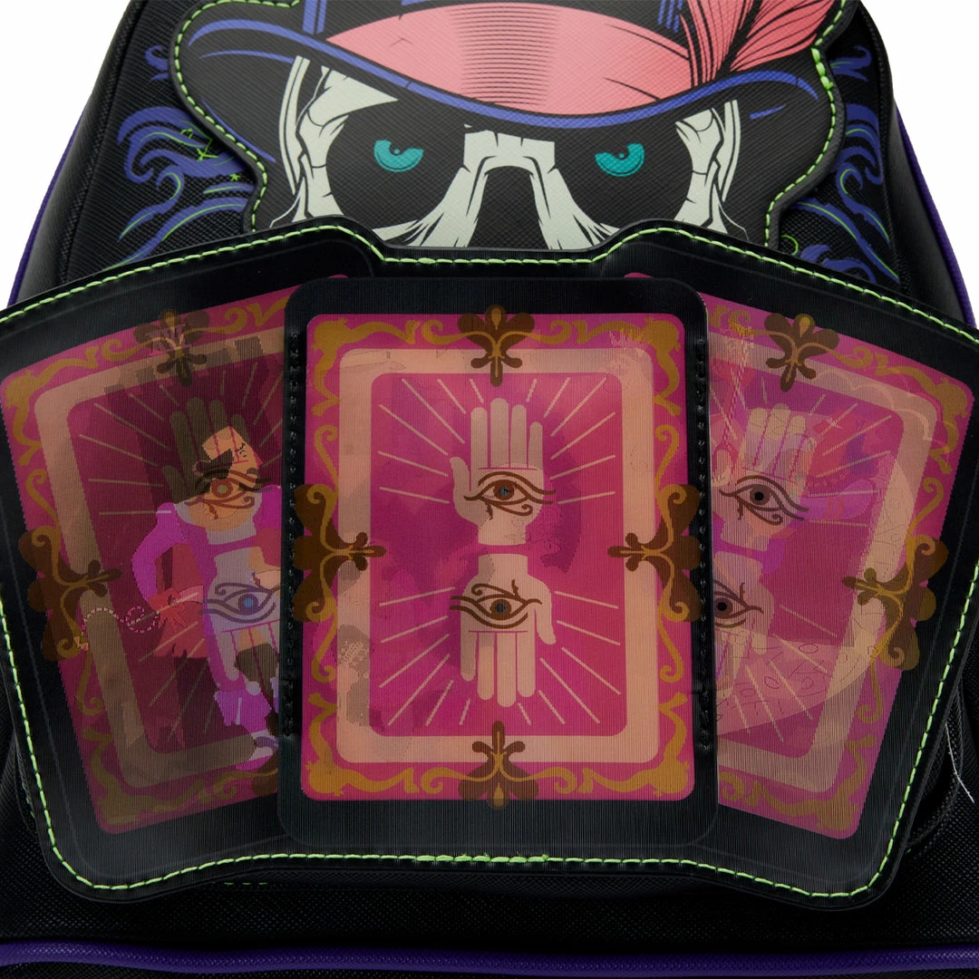 Loungefly Disney Villains Princess And The Frog Dr. Facilier Glow And Lenticular Mini Backpack 9 Loungefly Disney Villains Princess And The Frog Dr. Facilier Glow And Lenticular Mini Backpack