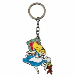 Loungefly Disney Alice In Wonderland Alice Falling Keychain Loungefly In Stock