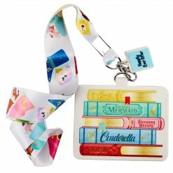 Loungefly In Stock Loungefly Disney Princess Books Lanyard W/ Cardholder