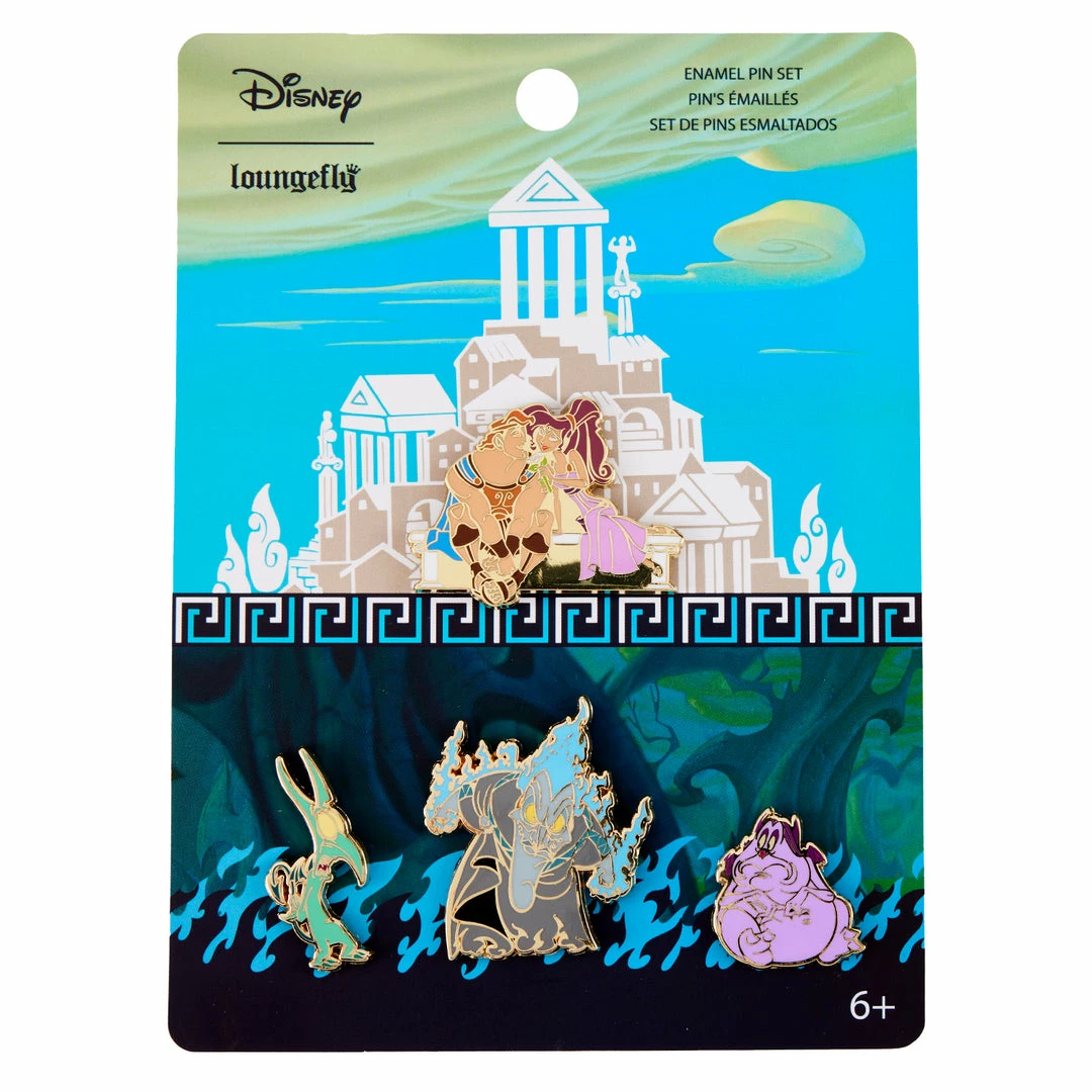 Loungefly Disney Hercules Muses 4-Piece Pin Set 1 Loungefly Disney Hercules Muses 4-Piece Pin Set