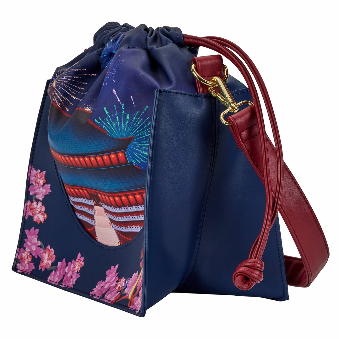 Loungefly In Stock Loungefly Disney Mulan Castle Cinch Sack Crossbody Bag 2 Loungefly In Stock Loungefly Disney Mulan Castle Cinch Sack Crossbody Bag